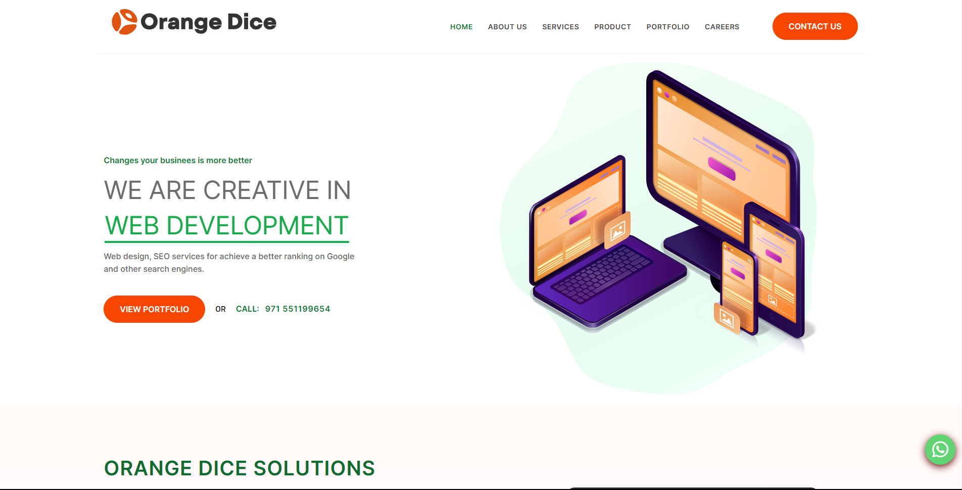 ORANGE DICE SOLUTIONS