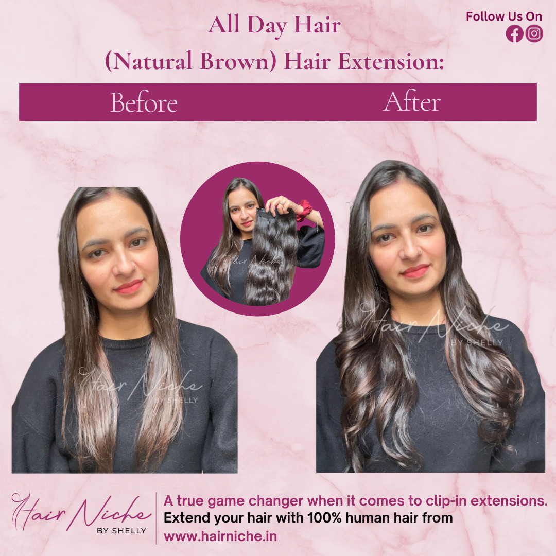 100% Real Human Hair Extensions, Hair Toppers – Hair Niche by S &hellip;
