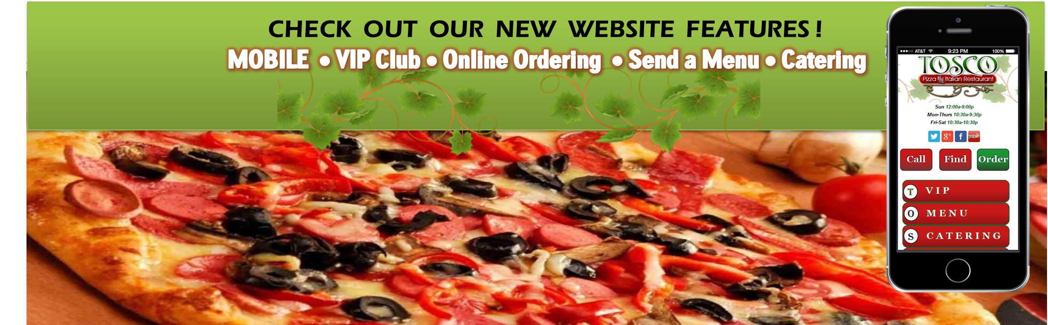 Tosco Pizza & Italian Restaurants | Eagleville, PA