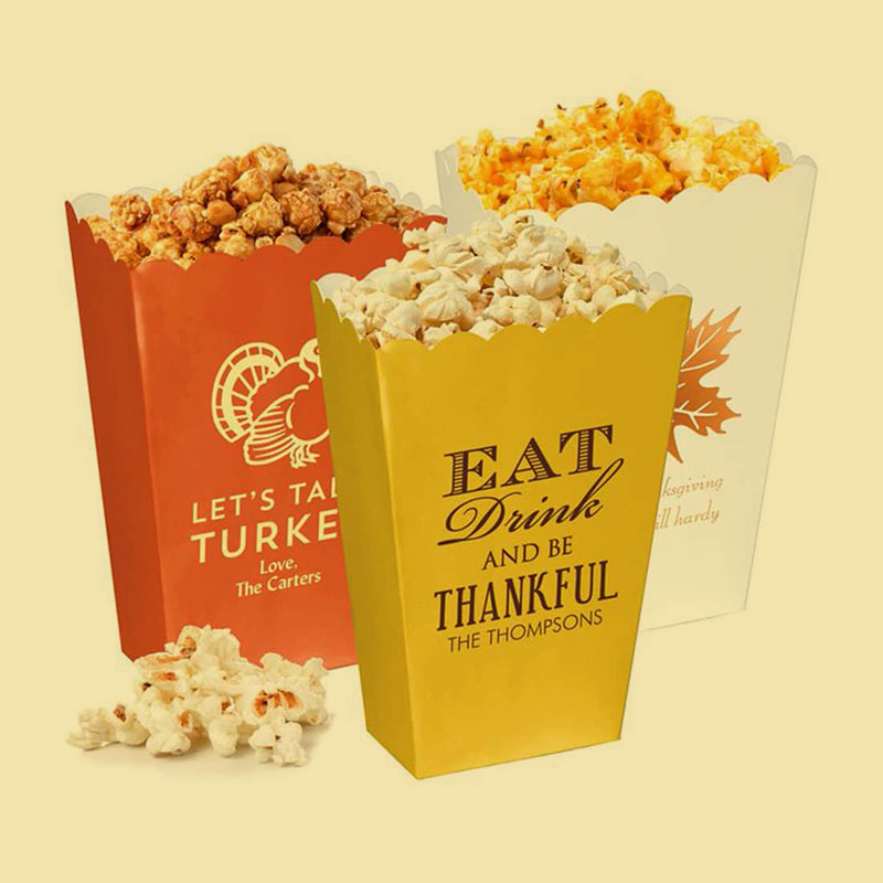 Popcorn packaging boxes