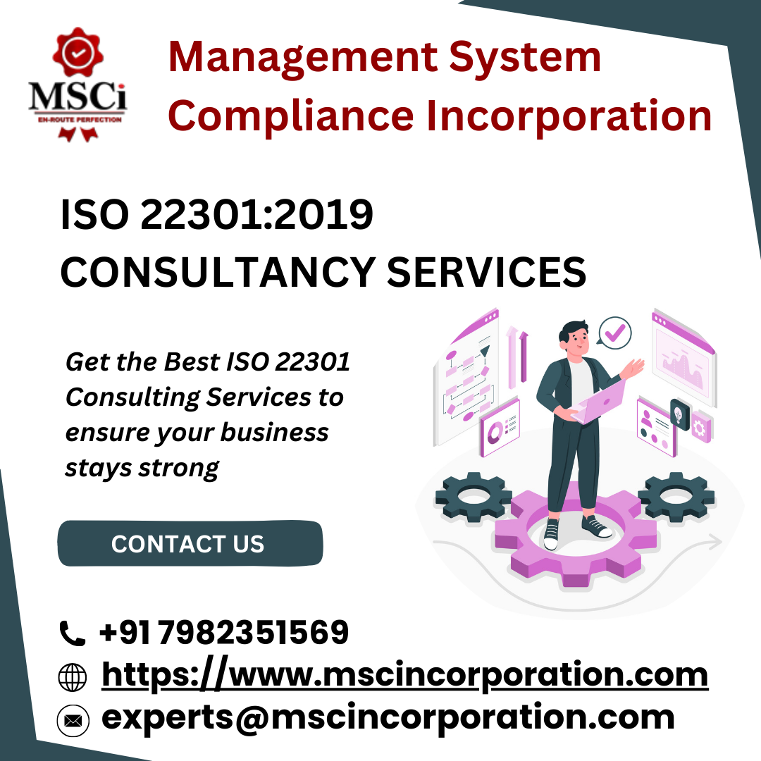 ISO 22301 Consultancy Services for Business Continuity – MS &hellip;
