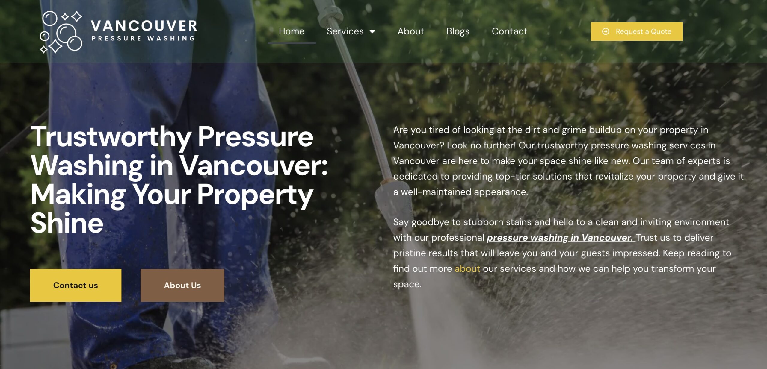 Best Pressure Washing with Vancouver Pressure Washing
