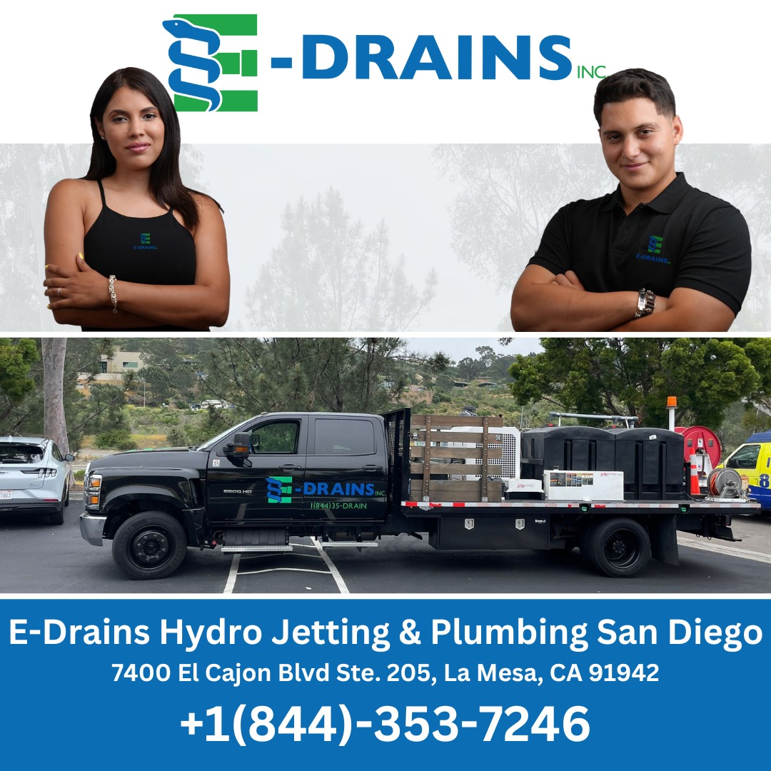 E-Drains Hydro Jetting & Plumbing San Diego