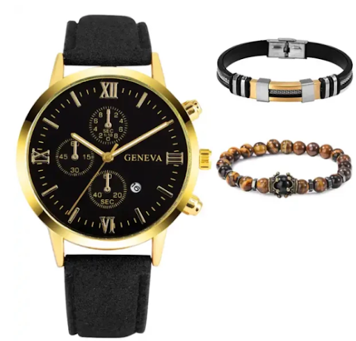 Watch Set Gift Combo For Men's