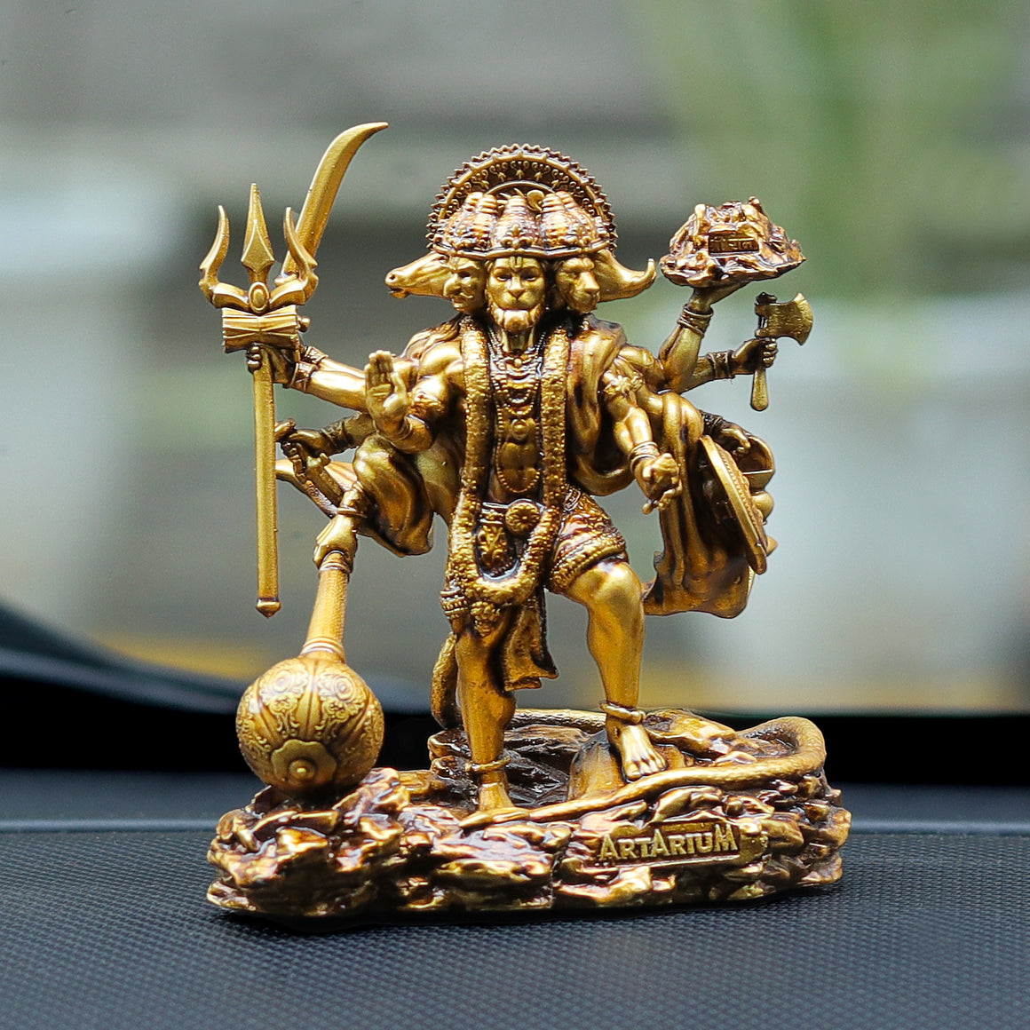 Standing Panchmukhi Hanuman Car Dashboard Idol – theartarium