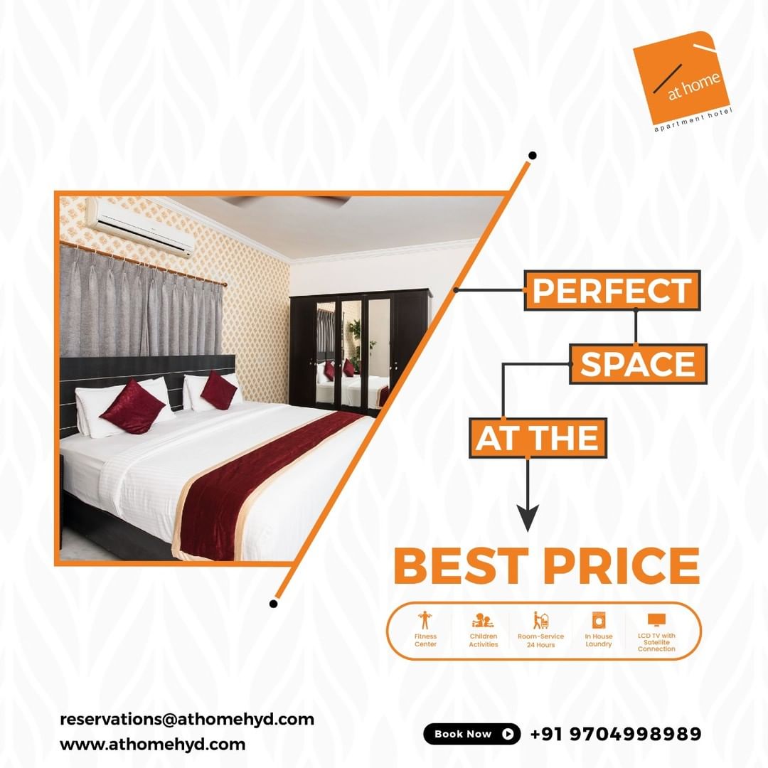 Luxury 2 & 3 BHK Service Apartments in Hyderabad | Athomes