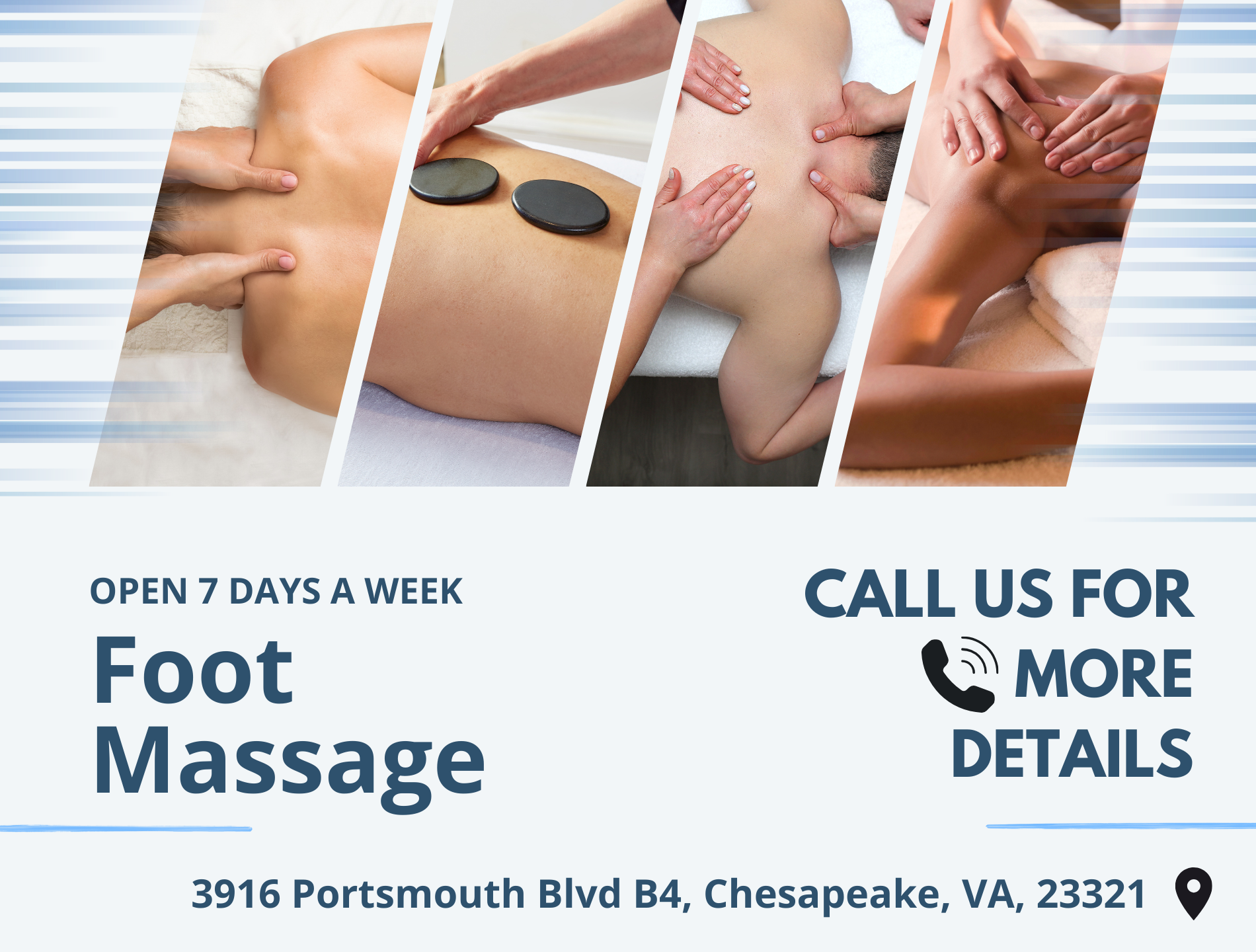 Come in stressed. Leave revitalized.
