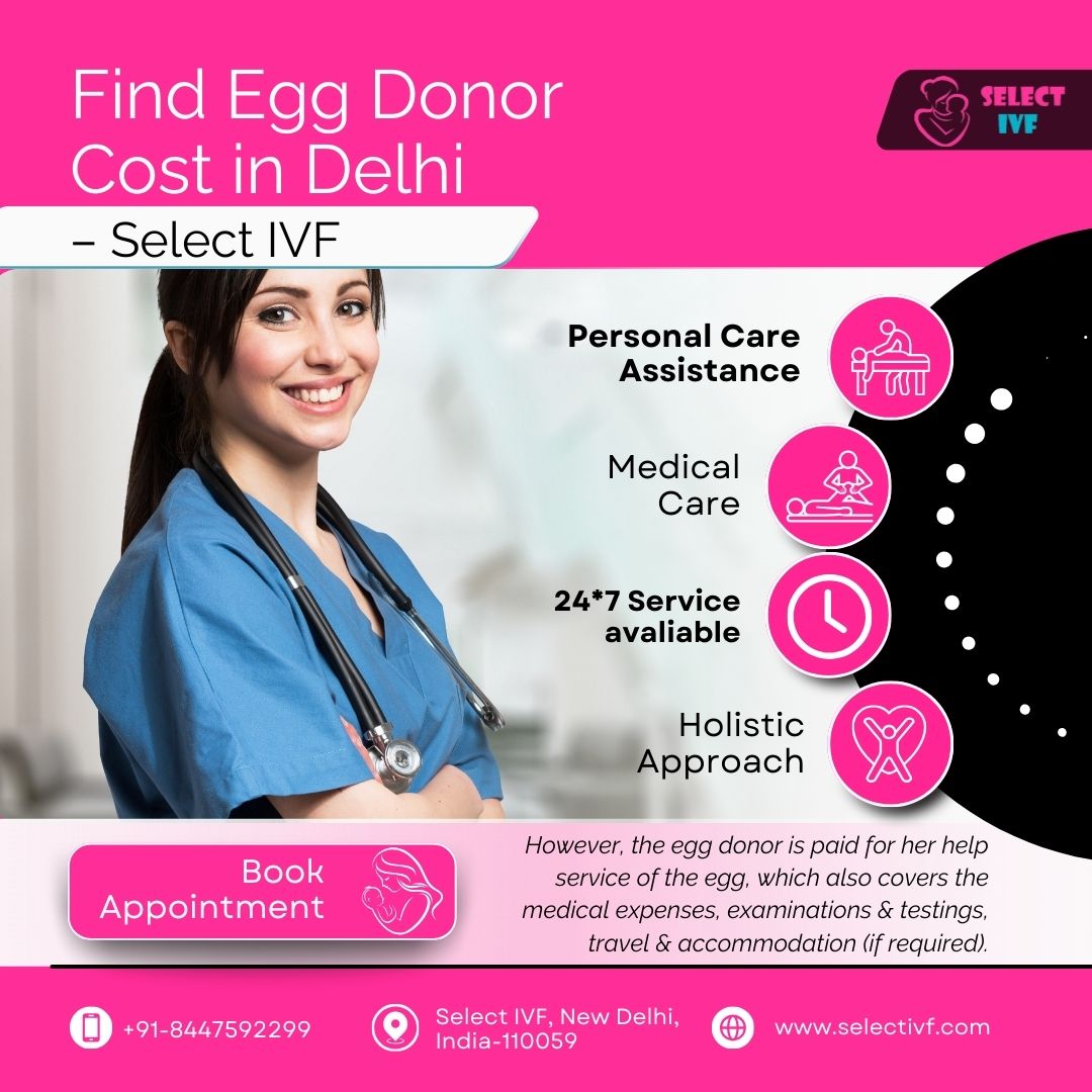 Find Egg Donor Cost in Delhi – Select IVF