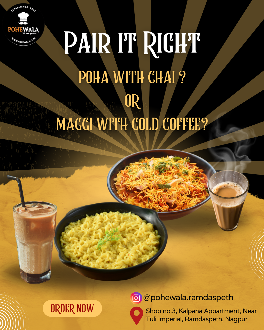 Pohewala Ramdaspeth- Breakfast place in Nagpur