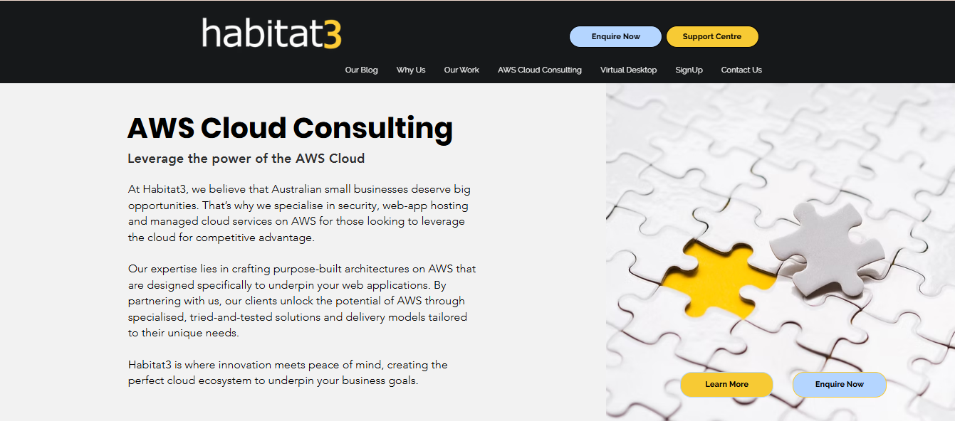 Habitat3 Australian Cloud Specialist