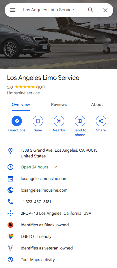 Limo Service Los Angeles