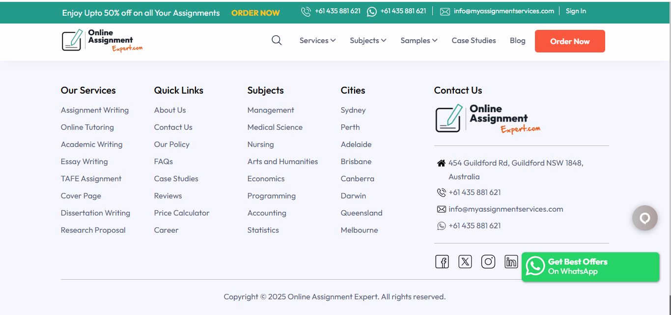 Onlineassignmentexpert