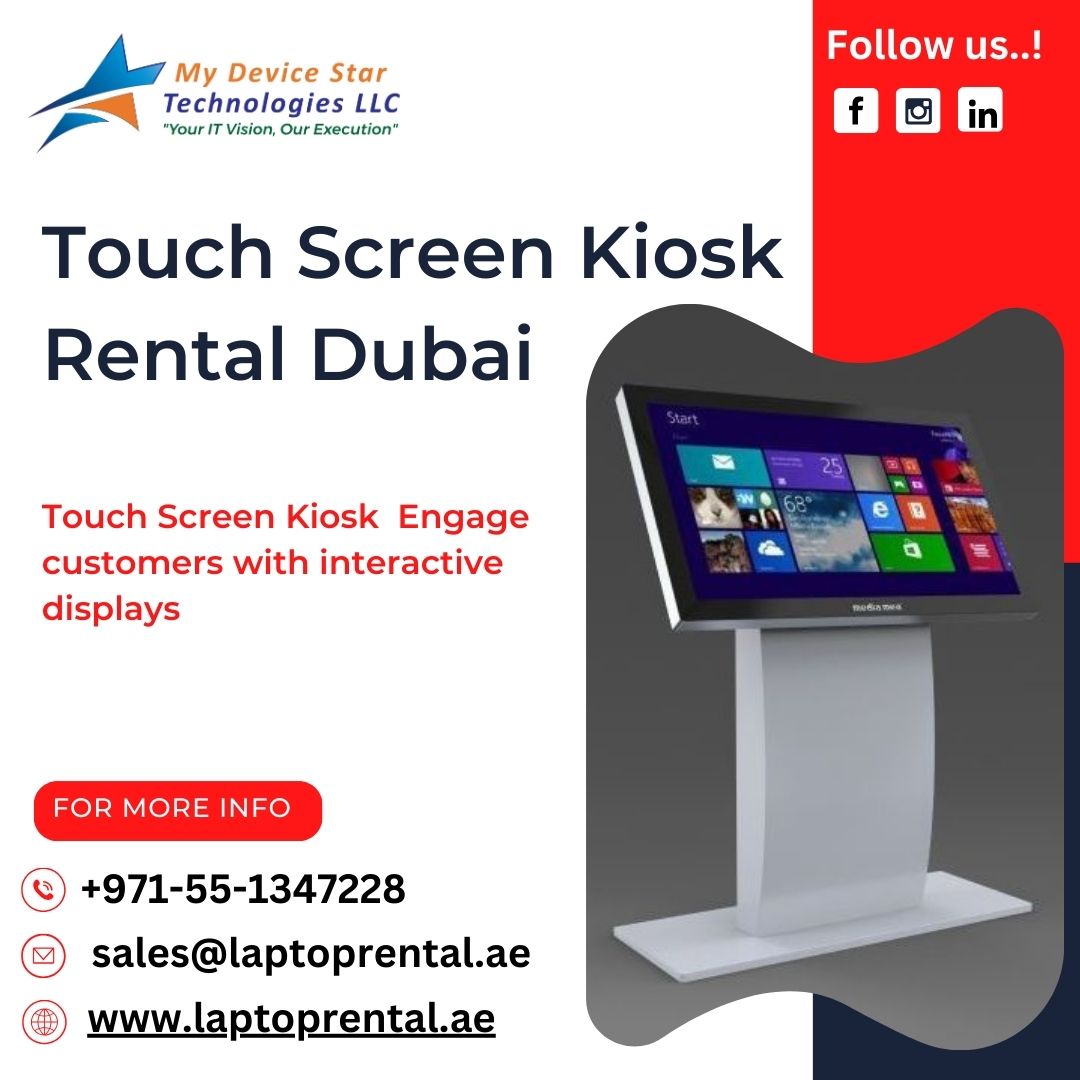 Rent Interactive Touch Screen Kiosks in UAE