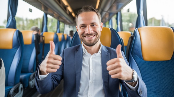 Charter Bus Rental Company Lansing