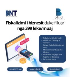 Bills.al – Program Fiskalizimi për cdo biznes