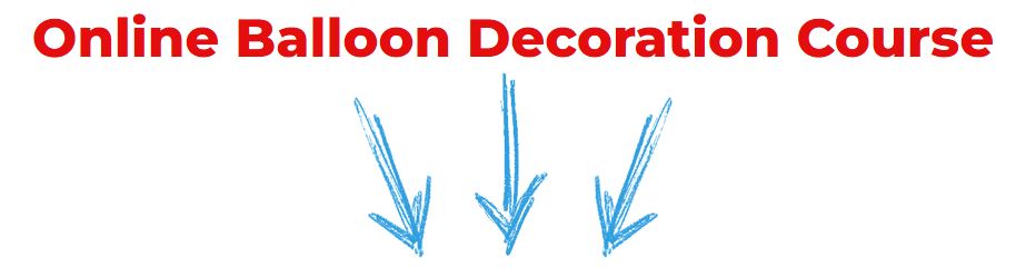 Curso de decoracion con globos