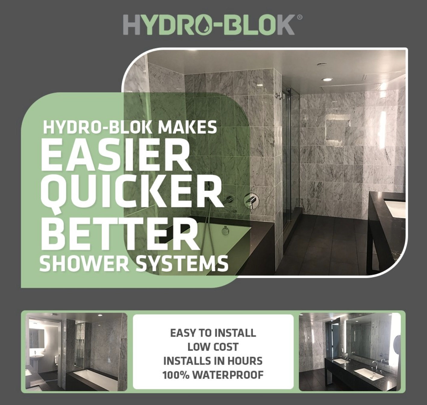 HYDRO-BLOK Shower Systems