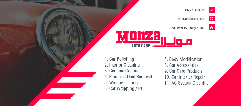 Monza Auto Care l.l.c – Best Detailing Shop in Sharjah