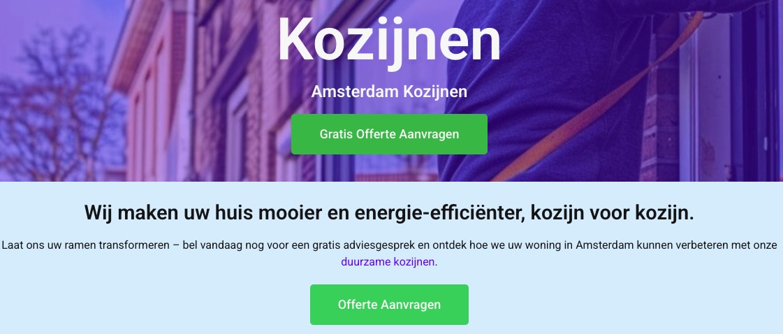 Amsterdam Kozijnen