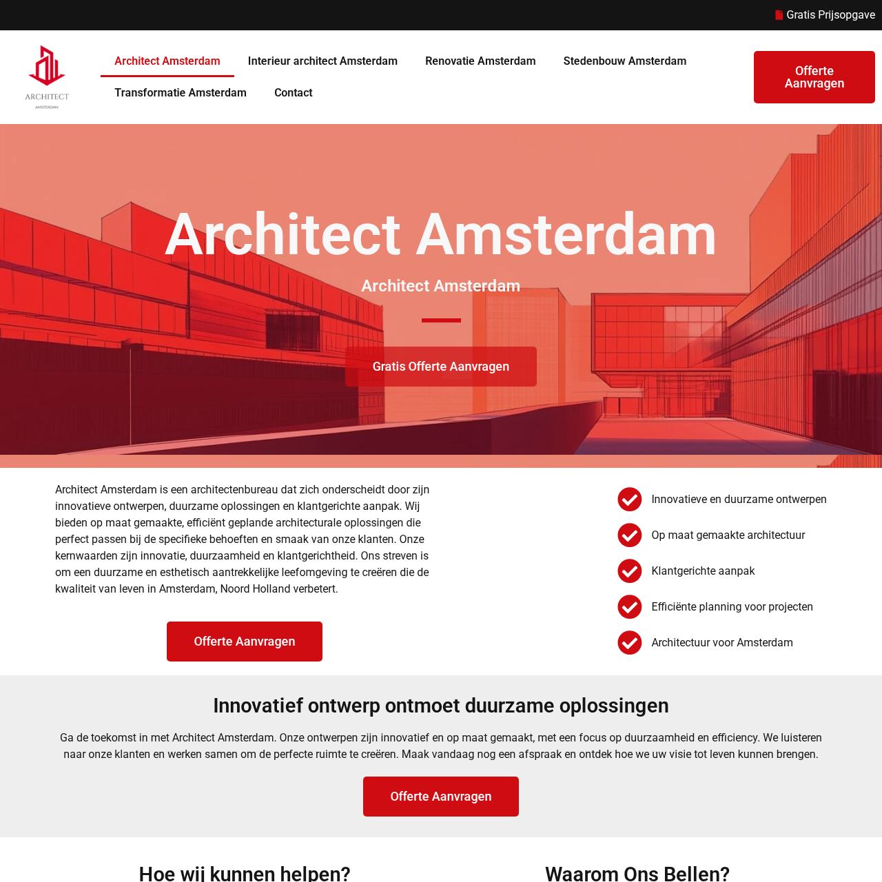 Architect Amsterdam