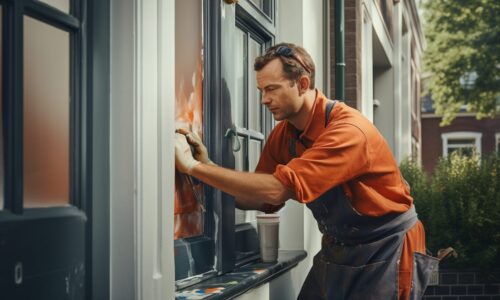 Netjes geverfde muren en randen