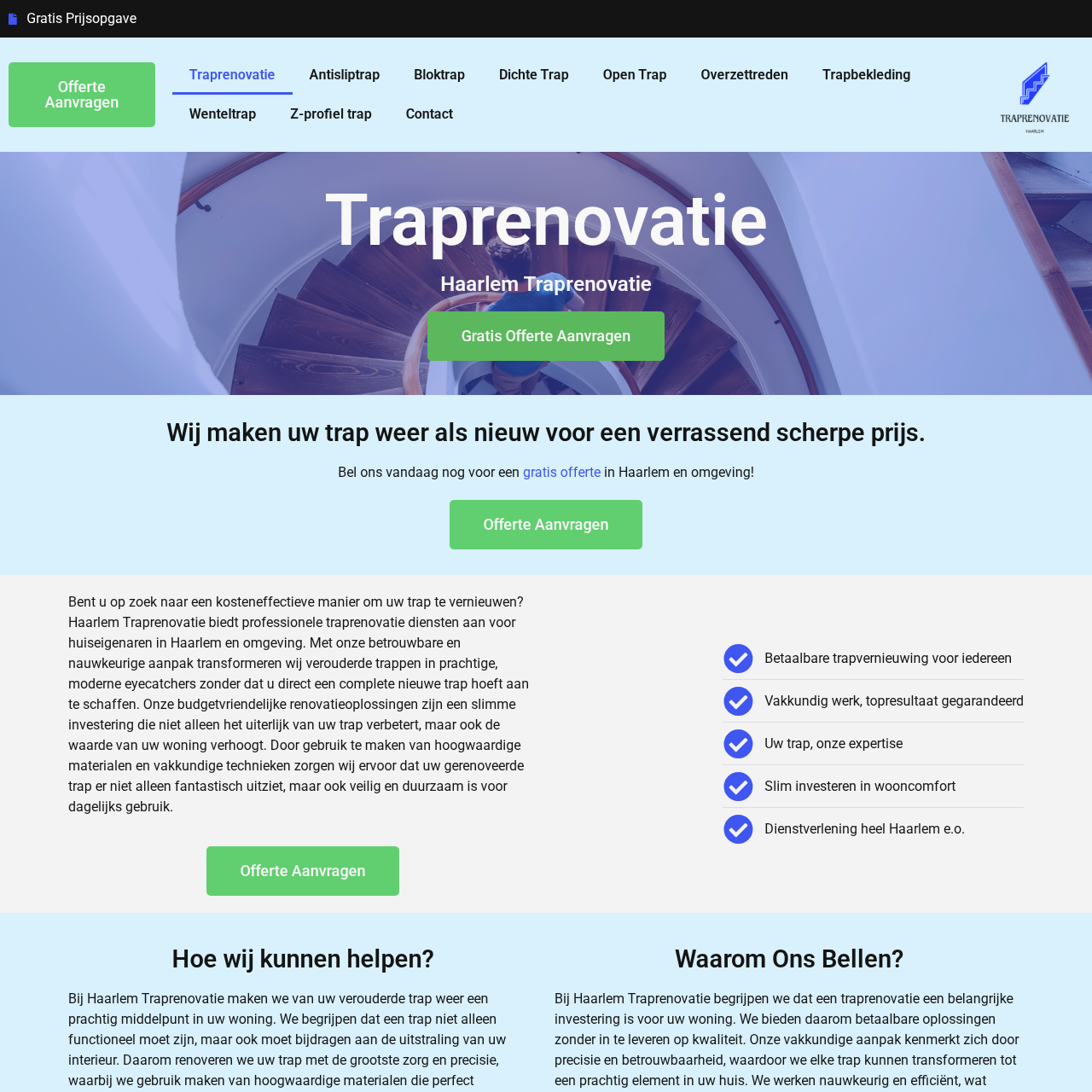 Haarlem Traprenovatie