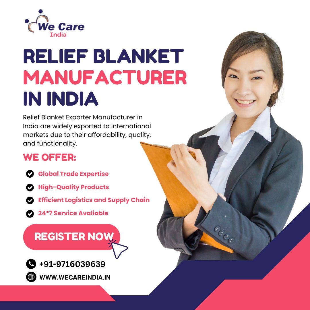Relief Blanket Manufacturer in India
