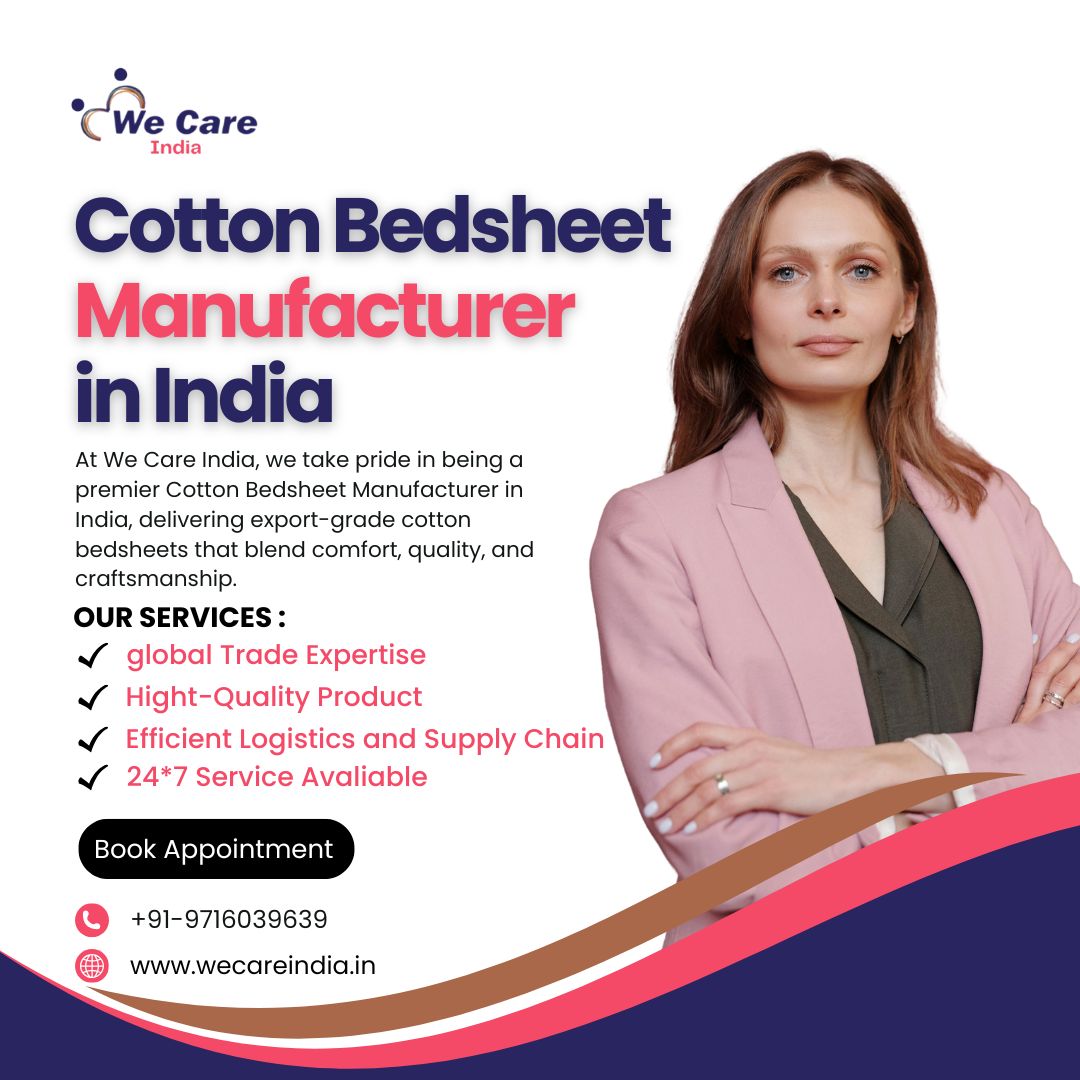 Cotton Bedsheet Manufacturer in India