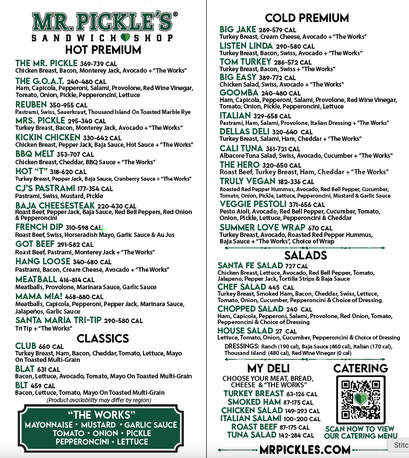 Mr. Pickle's Sandwich Shop – Rancho Cordova, CA