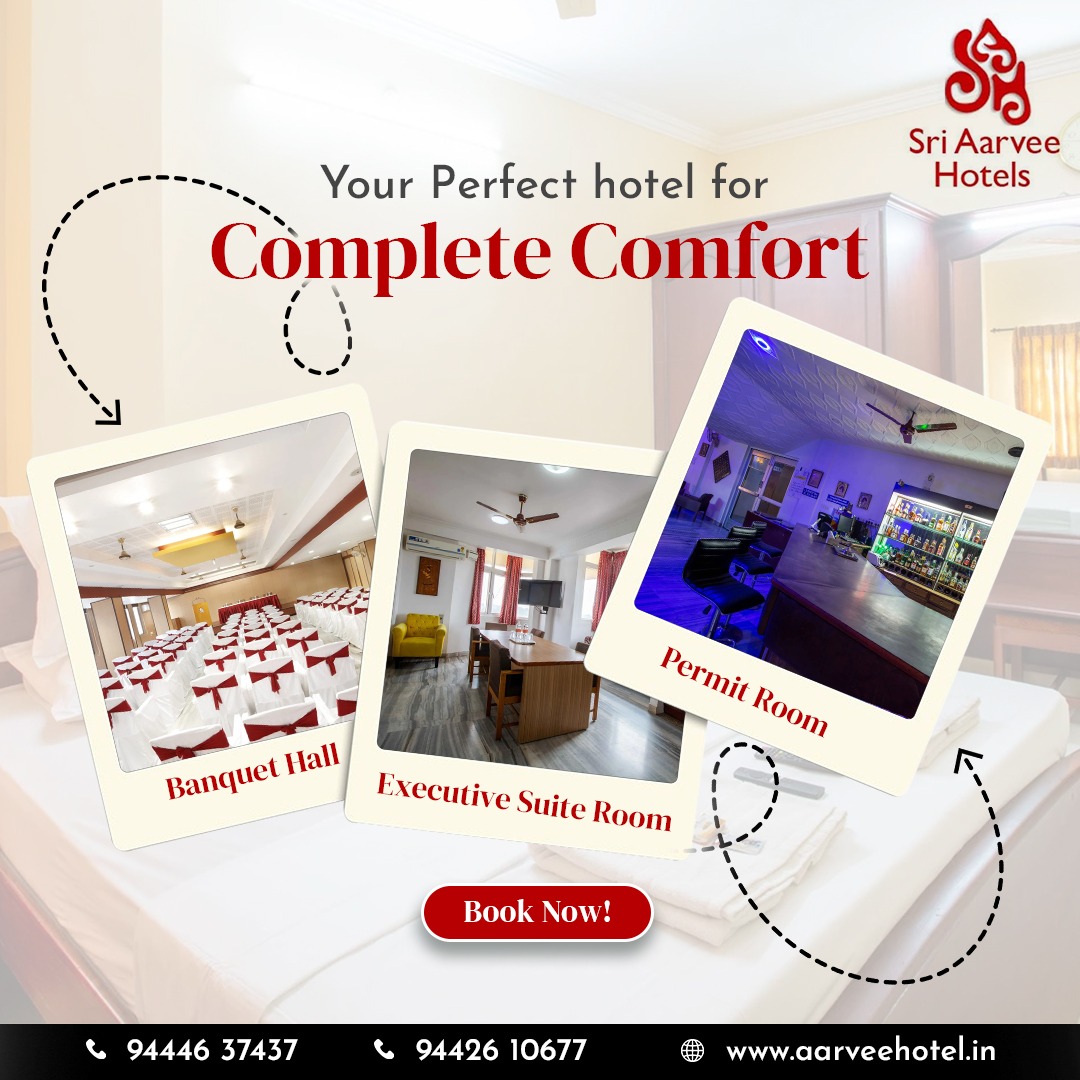 Top Hotels in Coimbatore | Mini Party Halls in Coimbatore