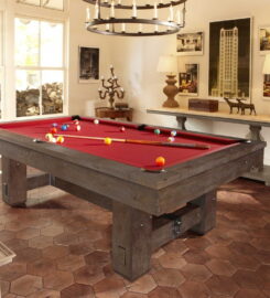Triangle Billiards & Bar Stools