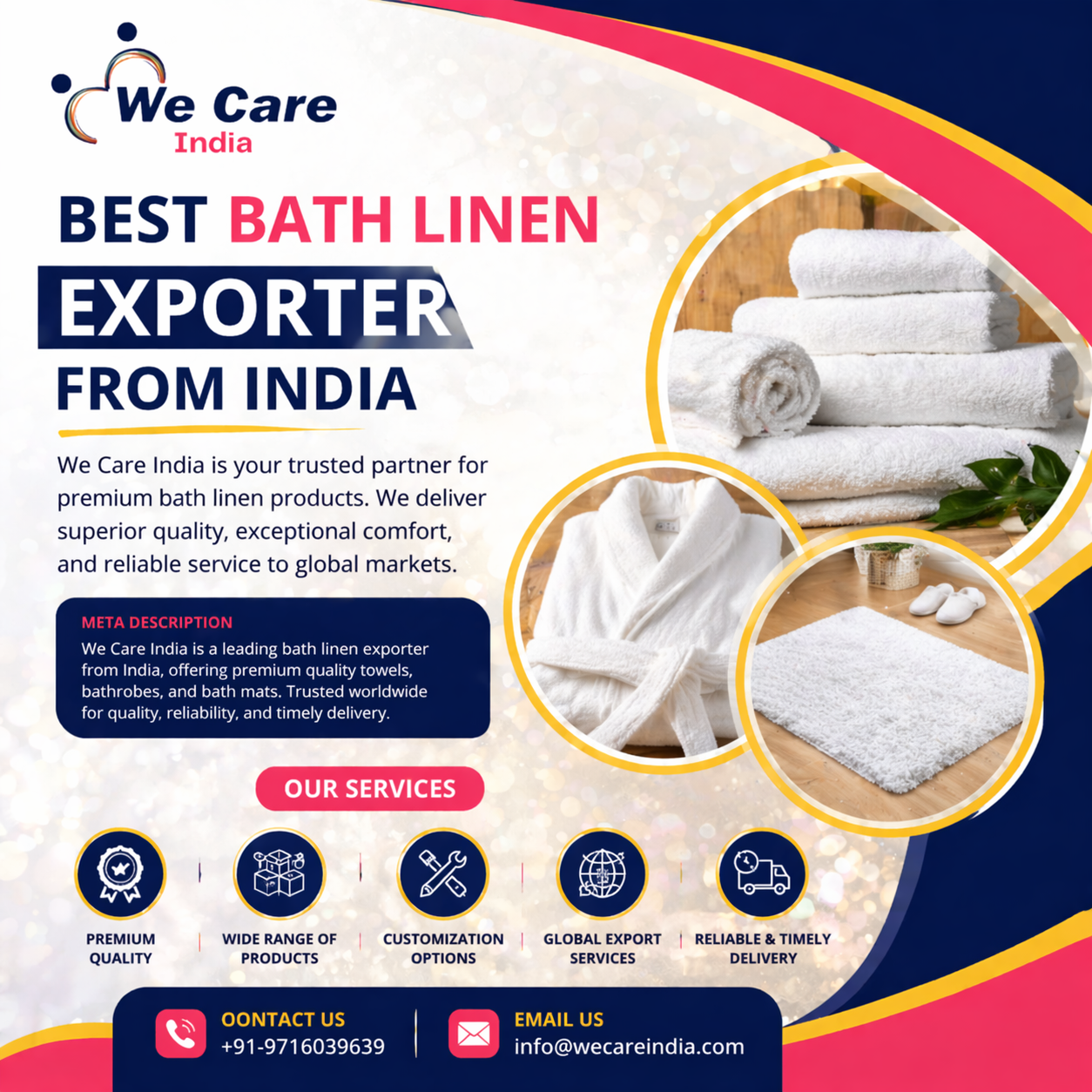 Best Bath Linen Exporter India