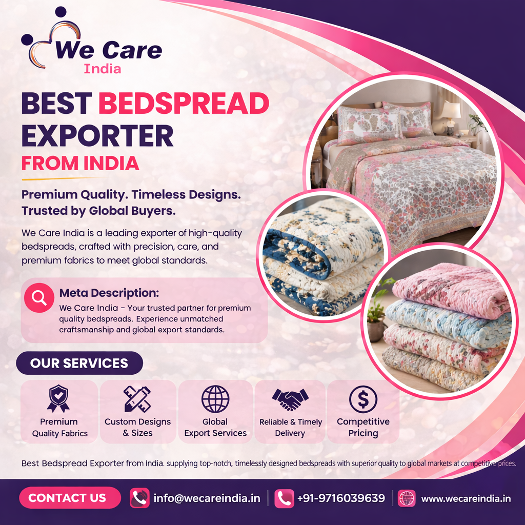 Best Bedspread Exporter India