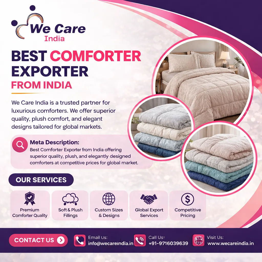 Best Comforter Exporter from India