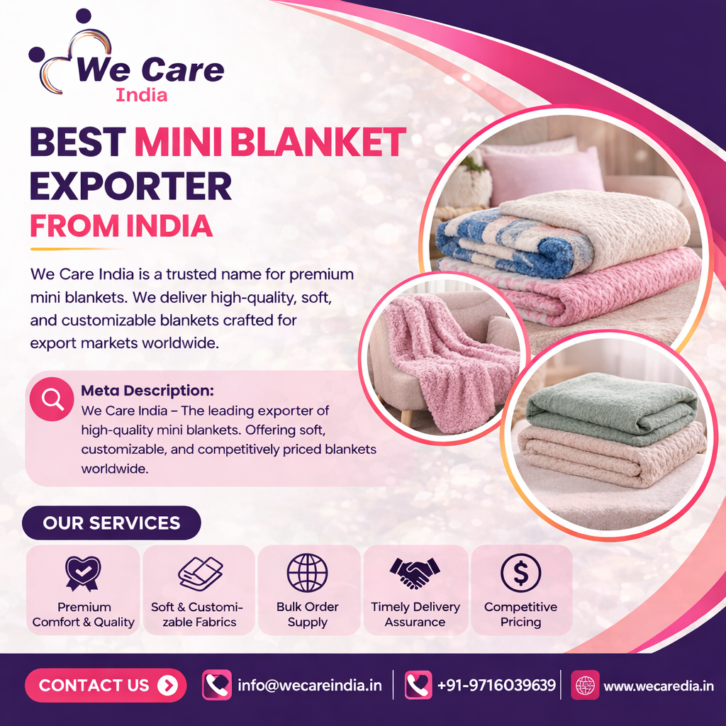 Best Mini Blanket Exporter India