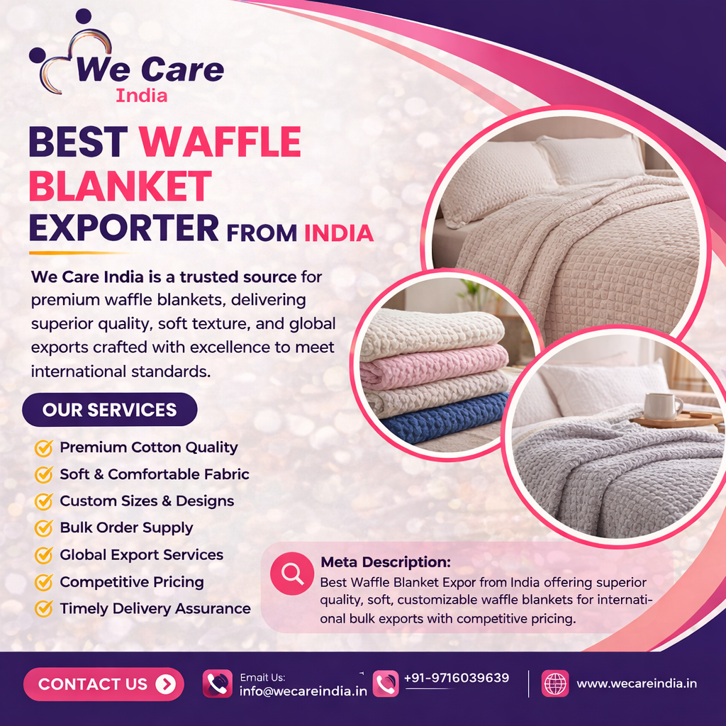 Best Waffle Blanket Exporter India