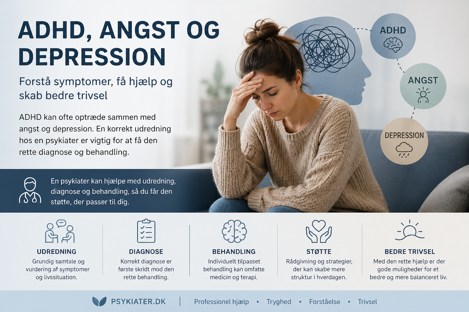 ADHD – Få indsigt, udredning og støtte hos Psykiater.dk