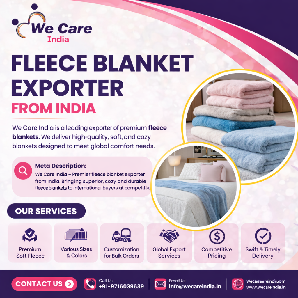 Best Fleece Blanket Exporter India