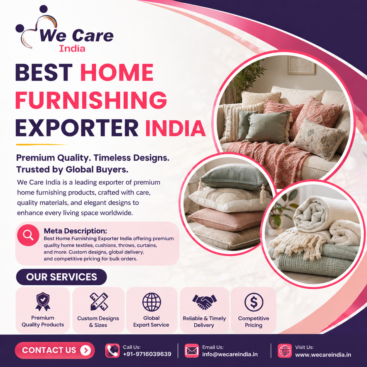 Best Home Furnishing Exporter India