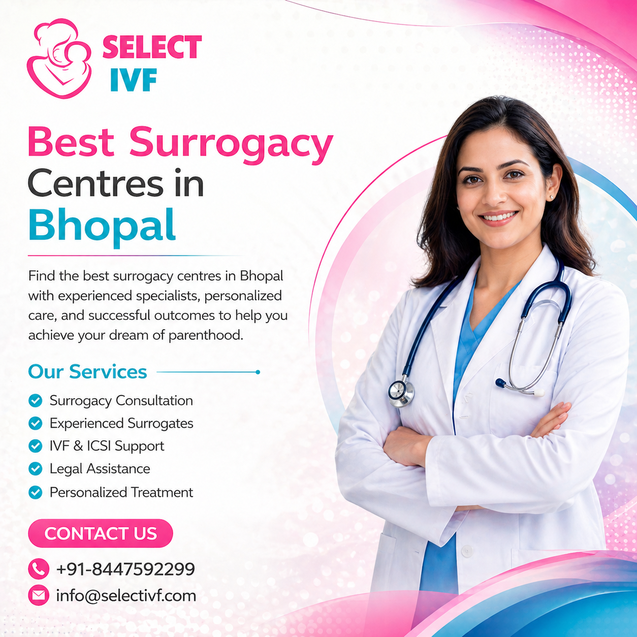Best Surrogacy Centres in Bhopal