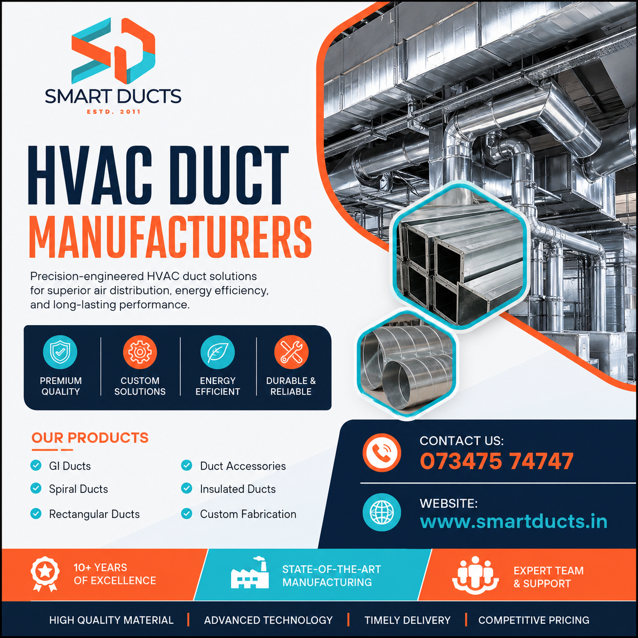 Smart Ducts | HVAC Duct Manufacturer in Mohali