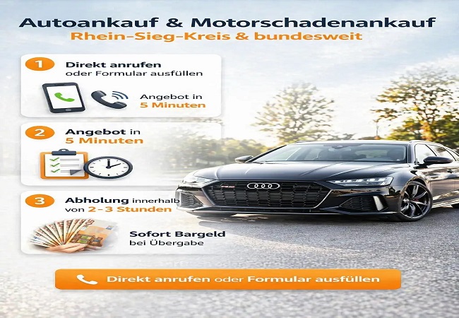 Autoankauf-Motorschaden Ankauf-PKW Ankauf Rhein Sieg Kreis