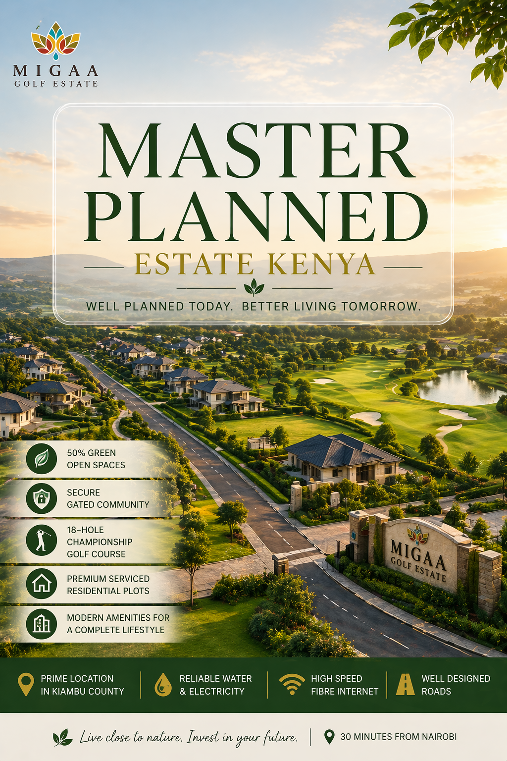 Migaa Golf Estate | Premium Gated Golf Community & Serviced P &hellip;