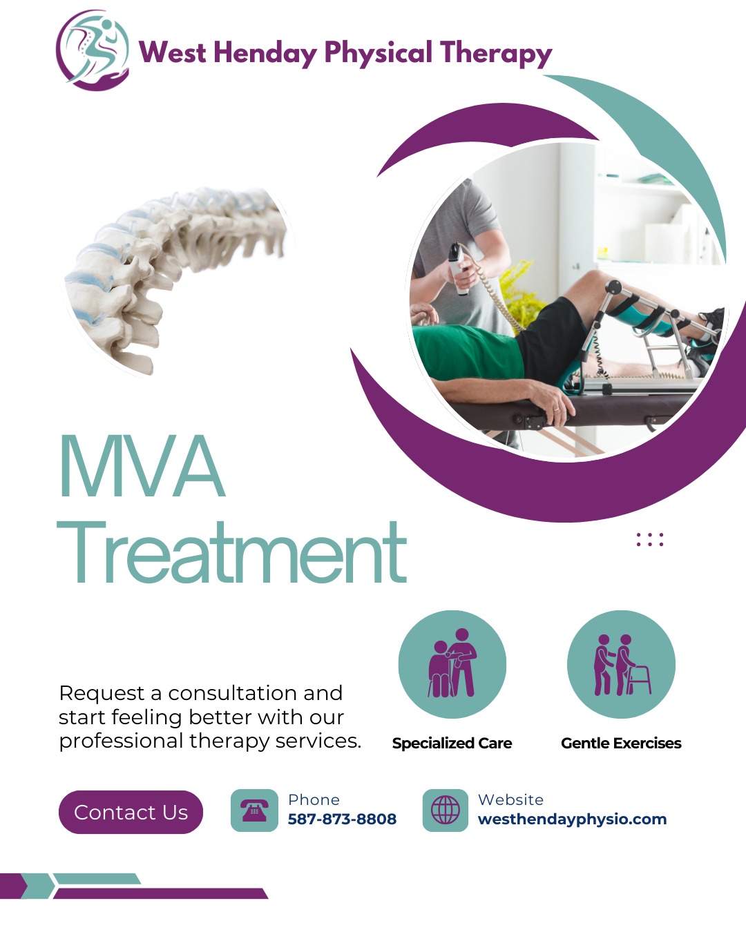 MVA Physiotherapy Edmonton for Sports Muscle Recovery Care