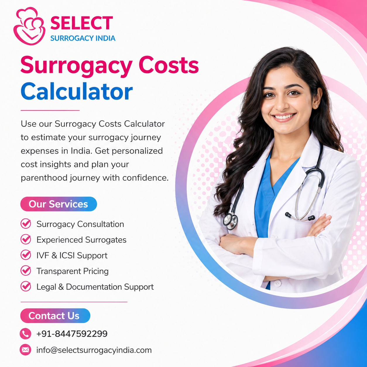 Surrogacy Costs Calculator