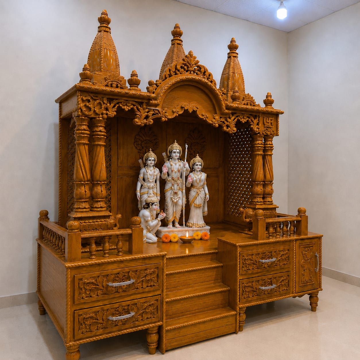Buy Wooden Temple for Home Online at Best Prices