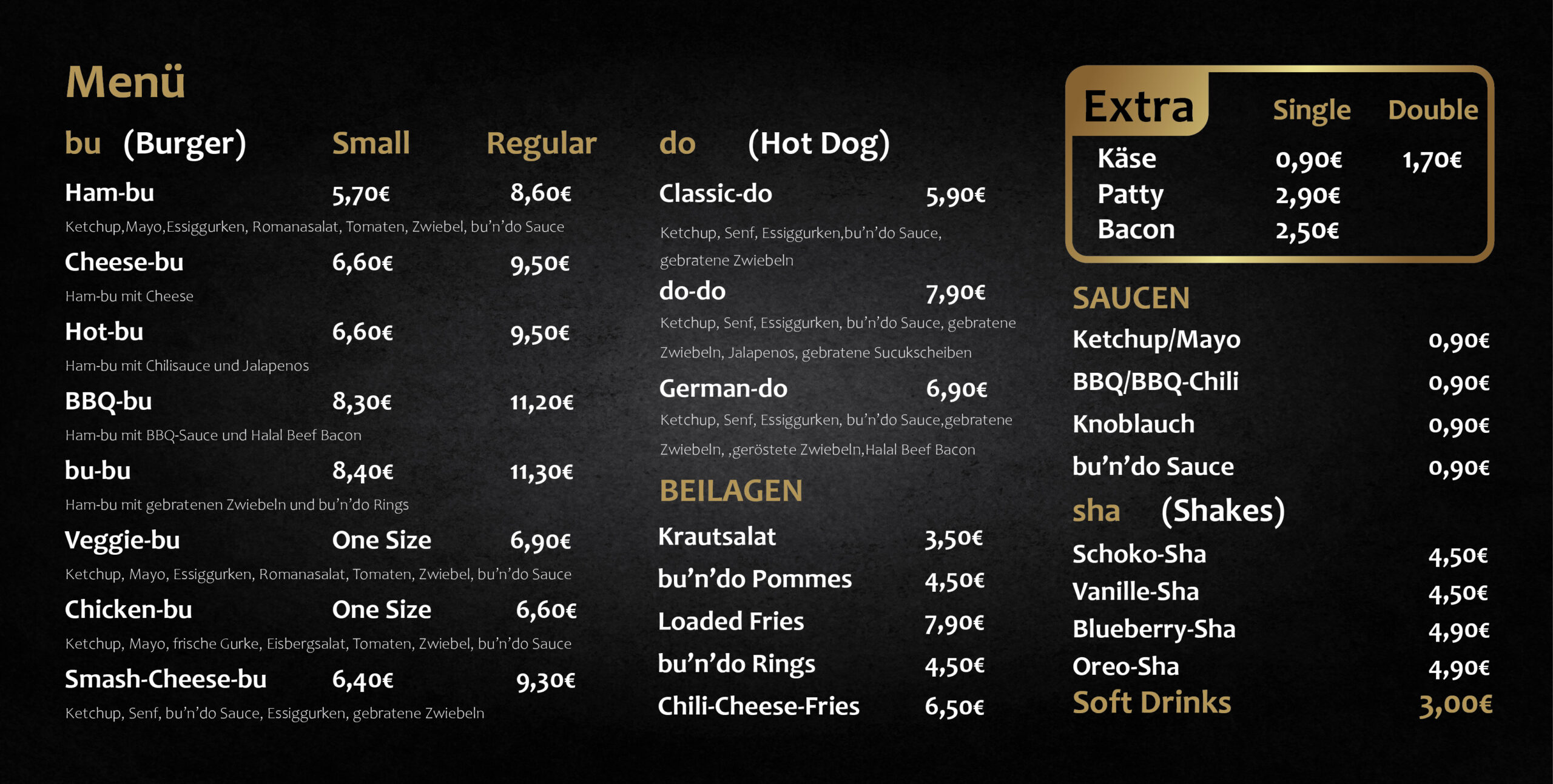bu 'n' do (Burger & HotDogs)