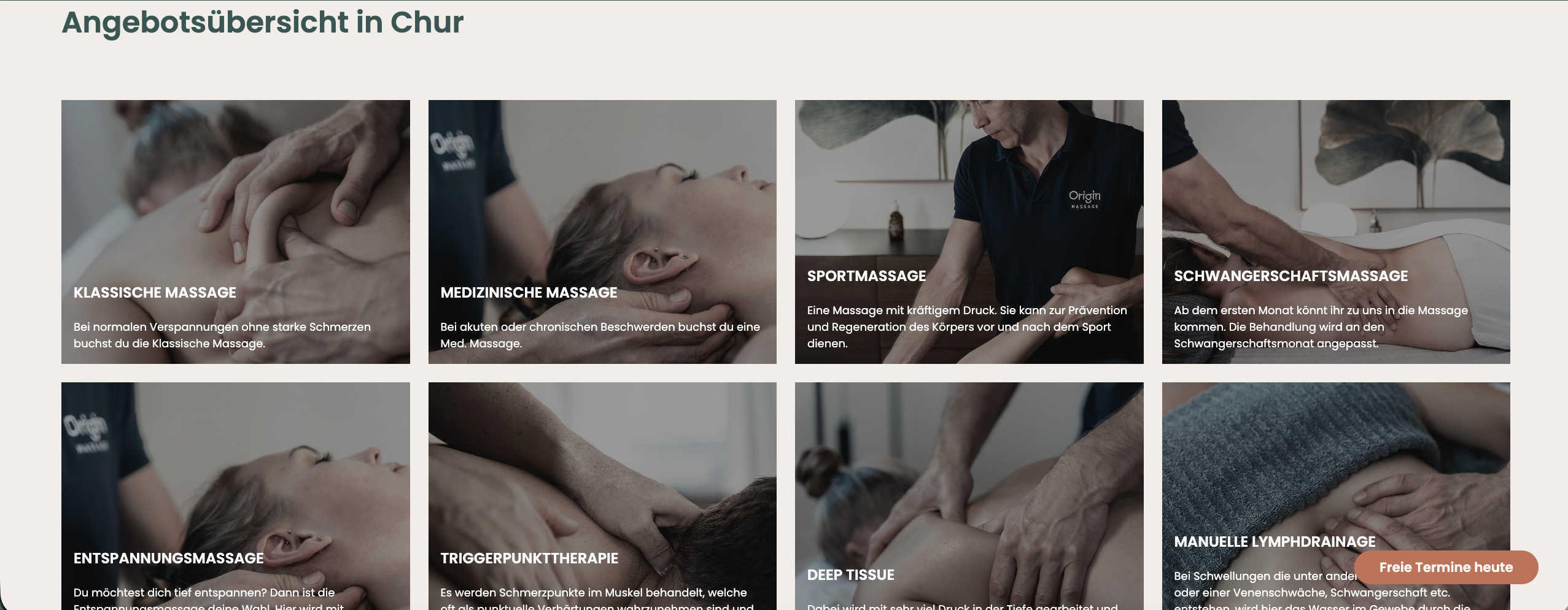 Origin Massage Chur – Massage Chur