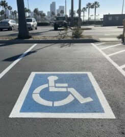 Parking Lot Striping of Long Beach