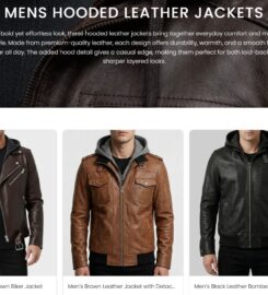 full grain cowhide leather jacket | LJB